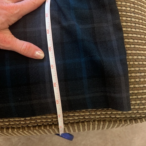 EUC Heart Soul Teal and Black Plaid Dress size medium - Picture 9 of 9